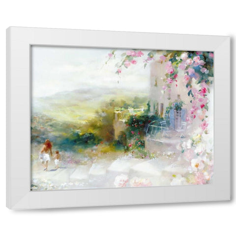 Holiday White Modern Wood Framed Art Print by Haenraets, Willem