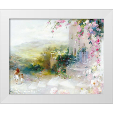 Holiday White Modern Wood Framed Art Print by Haenraets, Willem