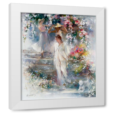 Sheer elegance White Modern Wood Framed Art Print by Haenraets, Willem