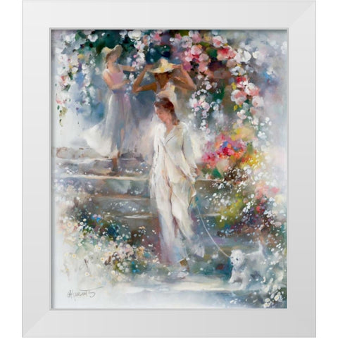 Sheer elegance White Modern Wood Framed Art Print by Haenraets, Willem