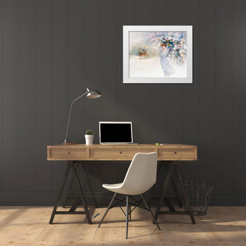 Goodbye White Modern Wood Framed Art Print by Haenraets, Willem