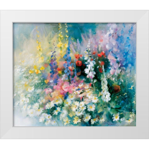 Roadside White Modern Wood Framed Art Print by Haenraets, Willem