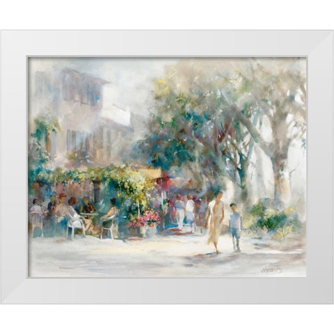 Shany Sunday White Modern Wood Framed Art Print by Haenraets, Willem