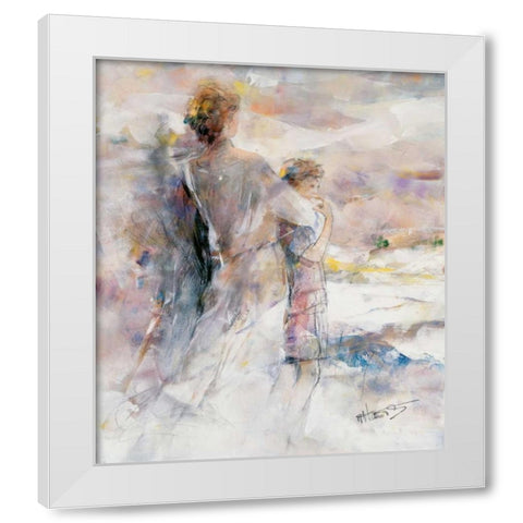 My boy White Modern Wood Framed Art Print by Haenraets, Willem