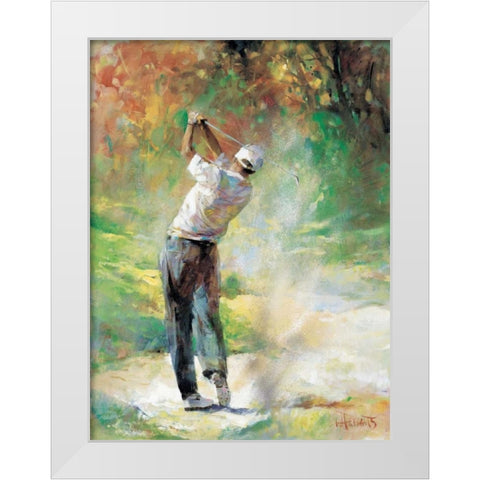A perfect day White Modern Wood Framed Art Print by Haenraets, Willem
