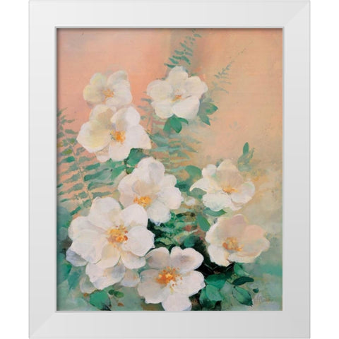 Shiny I White Modern Wood Framed Art Print by Haenraets, Willem