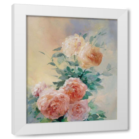Shiny III White Modern Wood Framed Art Print by Haenraets, Willem