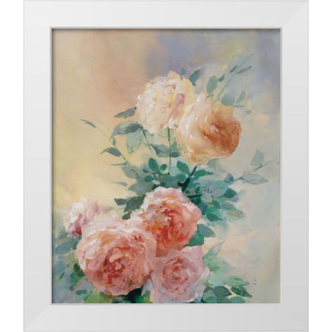 Shiny III White Modern Wood Framed Art Print by Haenraets, Willem
