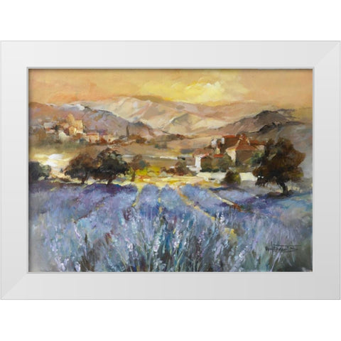 Toscanic romance I White Modern Wood Framed Art Print by Haenraets, Willem