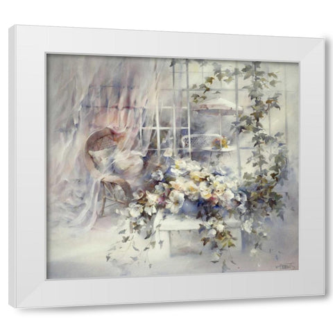 Enchanting moment White Modern Wood Framed Art Print by Haenraets, Willem