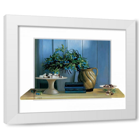 Sweet moments White Modern Wood Framed Art Print by Roelofs, Wouter