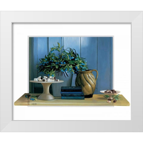 Sweet moments White Modern Wood Framed Art Print by Roelofs, Wouter