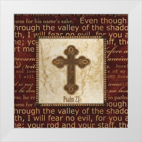 THROUGH THE VALLEY White Modern Wood Framed Art Print by Artique Studio