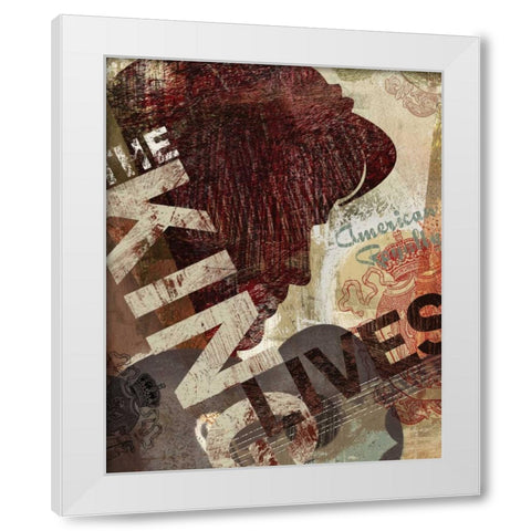 AMERICAN ROYALTY White Modern Wood Framed Art Print by Yang, Eric