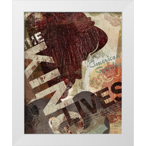 AMERICAN ROYALTY White Modern Wood Framed Art Print by Yang, Eric