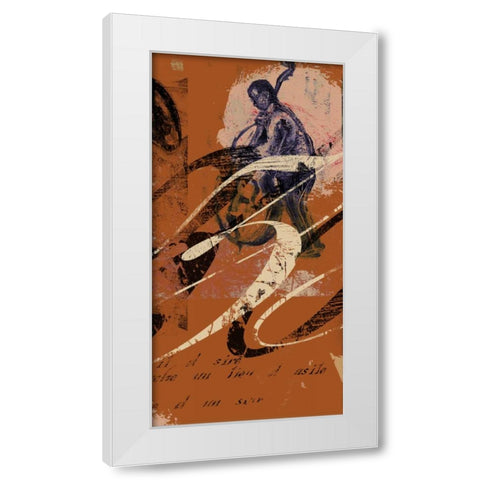 JAZZ PANEL 3 White Modern Wood Framed Art Print by Yang, Eric
