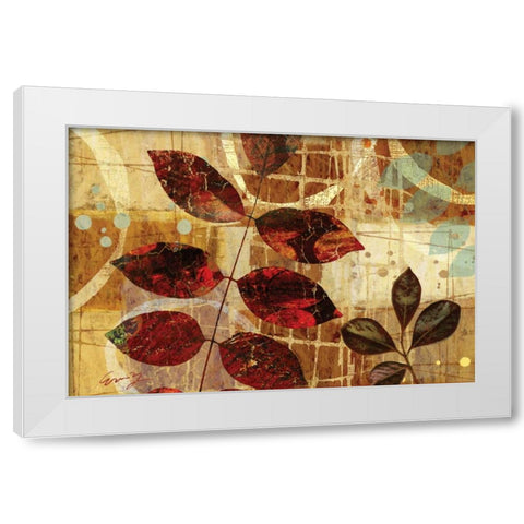 CHANGING LEAVES II White Modern Wood Framed Art Print by Yang, Eric