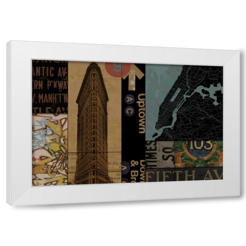 URBAN UPTOWN I White Modern Wood Framed Art Print by Yang, Eric