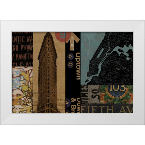 URBAN UPTOWN I White Modern Wood Framed Art Print by Yang, Eric