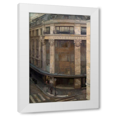 HOTEL DE LOVE White Modern Wood Framed Art Print by Yang, Eric