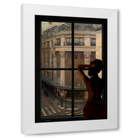 PARISIEN AFFAIRS II White Modern Wood Framed Art Print by Yang, Eric
