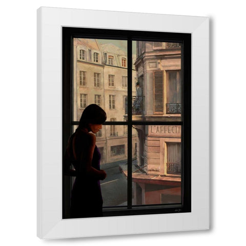PARISIEN AFFAIRS III White Modern Wood Framed Art Print by Yang, Eric
