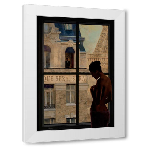 PARISIEN AFFAIRS IV White Modern Wood Framed Art Print by Yang, Eric