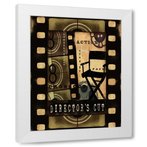 DIRECTORS CUT White Modern Wood Framed Art Print by Yang, Eric