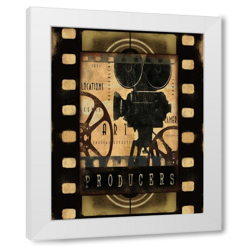 PRODUCERS White Modern Wood Framed Art Print by Yang, Eric