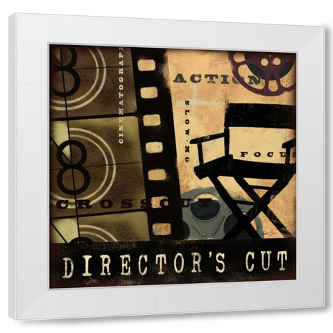 DIRECTORS CUT White Modern Wood Framed Art Print by Yang, Eric