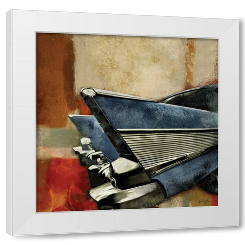 DECKED HOT ROD White Modern Wood Framed Art Print by Yang, Eric
