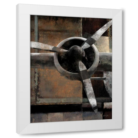 LEADING EDGE V White Modern Wood Framed Art Print by Yang, Eric
