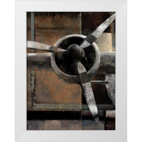 LEADING EDGE V White Modern Wood Framed Art Print by Yang, Eric