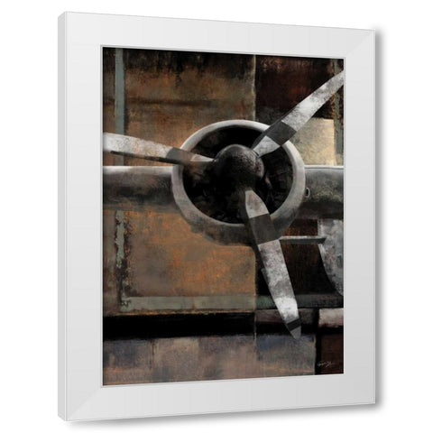 LEADING EDGE V White Modern Wood Framed Art Print by Yang, Eric