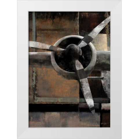 LEADING EDGE V White Modern Wood Framed Art Print by Yang, Eric