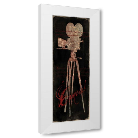 CINEMATOGRAPHERS DREAM II - RED White Modern Wood Framed Art Print by Yang, Eric
