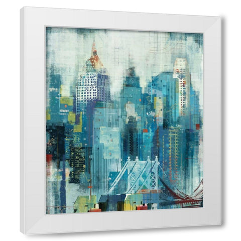NEW YORK CITY White Modern Wood Framed Art Print by Yang, Eric