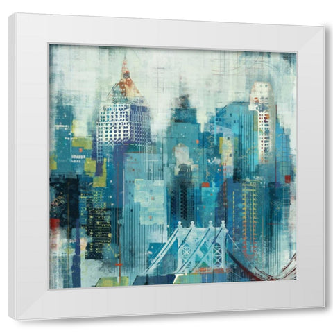 NEW YORK CITY White Modern Wood Framed Art Print by Yang, Eric