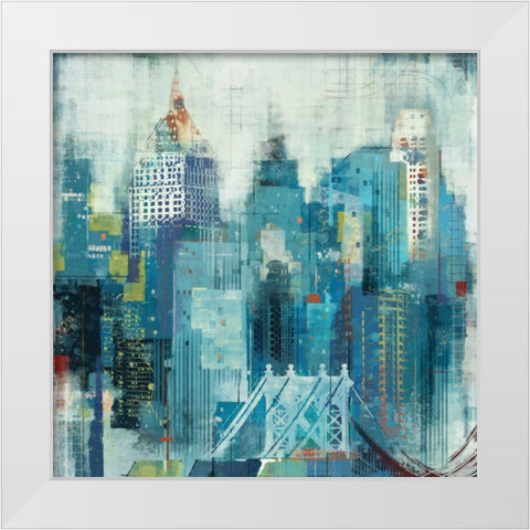 NEW YORK CITY White Modern Wood Framed Art Print by Yang, Eric