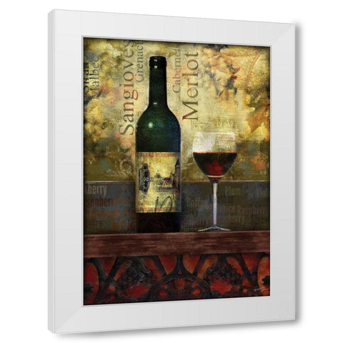 TASTING ROOM I White Modern Wood Framed Art Print by Yang, Eric