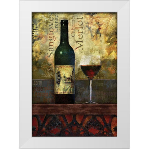 TASTING ROOM I White Modern Wood Framed Art Print by Yang, Eric