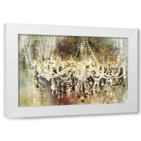 CHANDELIER ART II White Modern Wood Framed Art Print by Yang, Eric