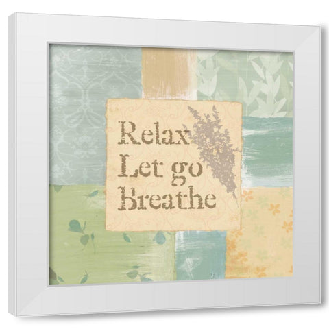 RELAXING TIME II White Modern Wood Framed Art Print by Ballantyne, Piper