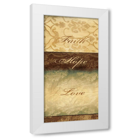 POSITIVE AFFIRMATIONS II White Modern Wood Framed Art Print by Ballantyne, Piper