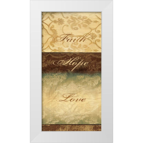 POSITIVE AFFIRMATIONS II White Modern Wood Framed Art Print by Ballantyne, Piper