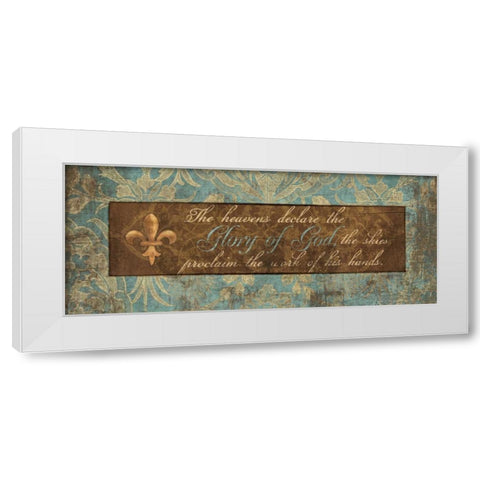 GLORY OF GOD White Modern Wood Framed Art Print by Ballantyne, Piper