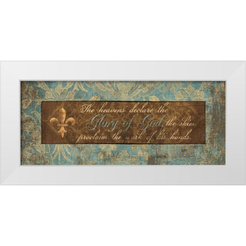 GLORY OF GOD White Modern Wood Framed Art Print by Ballantyne, Piper