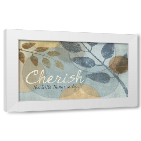 WITH YOUR HEART White Modern Wood Framed Art Print by Ballantyne, Piper