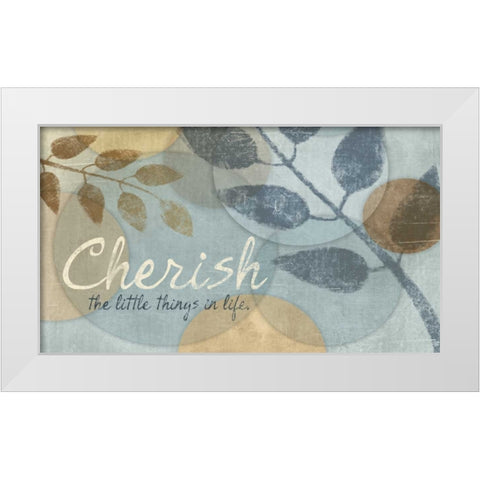 WITH YOUR HEART White Modern Wood Framed Art Print by Ballantyne, Piper