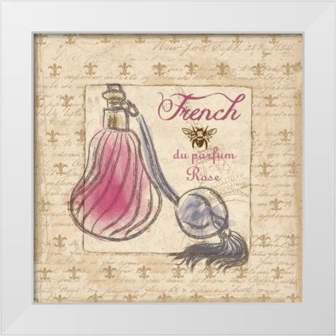 FRENCH PERFUME II White Modern Wood Framed Art Print by Ballantyne, Piper